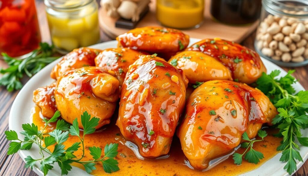 Marinated chicken