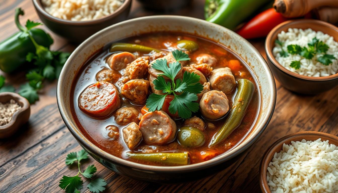 chicken and sausage gumbo