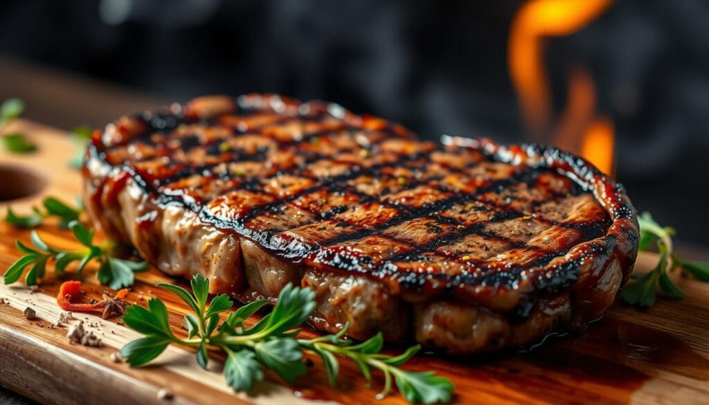 grilled eye of round steak