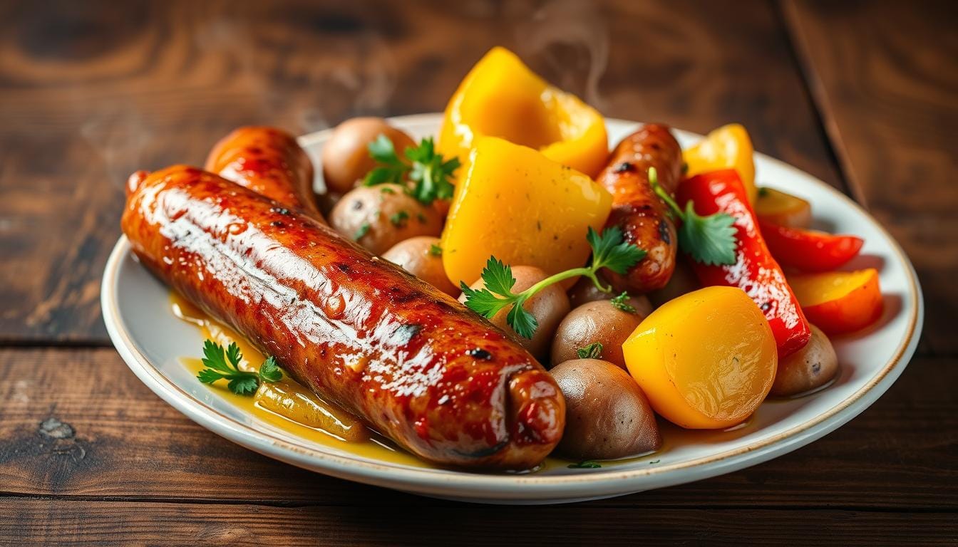 sausage peppers and potatoes