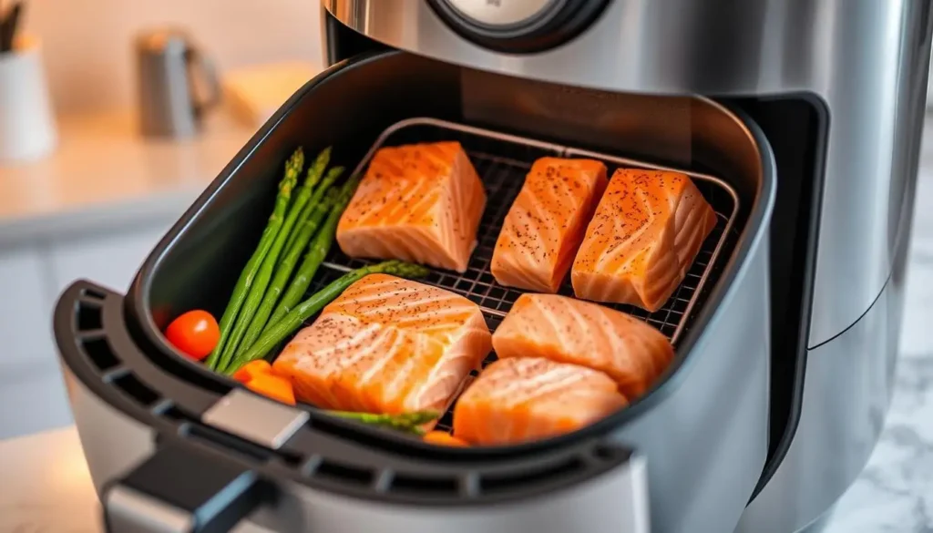 frozen salmon in air fryer